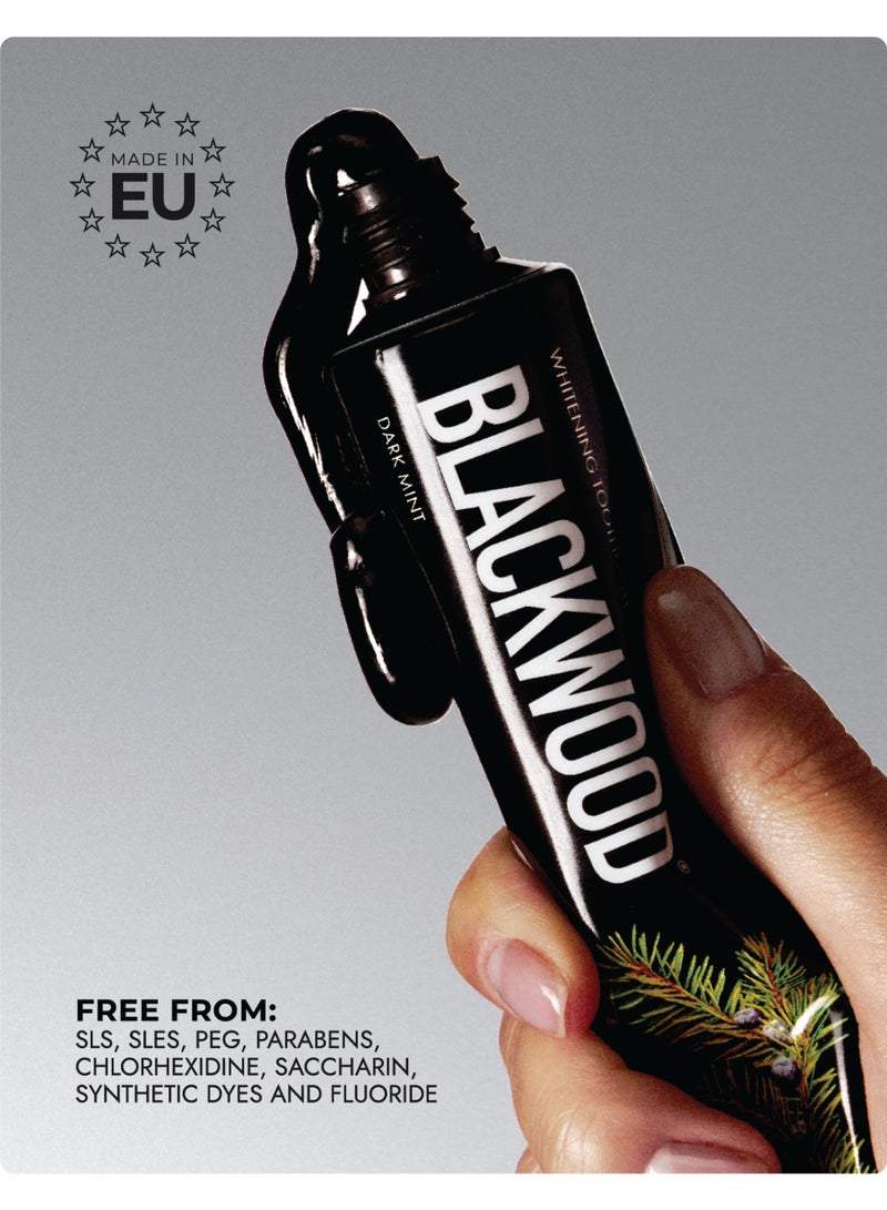 سبلات سبيشل بلاكوود | تبييض قوي | معجون أسود بالفحم | نباتي وخالٍ من الفلورايد | يحتوي على مضادات أكسدة من مستخلص العرعر | انتعاش قوي يدوم طويلاً | 75 مل - Image 4